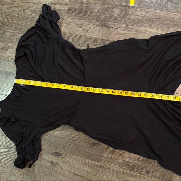 Gap Jumpsuit black button front jersey material stretchy - Picture 11 of 13